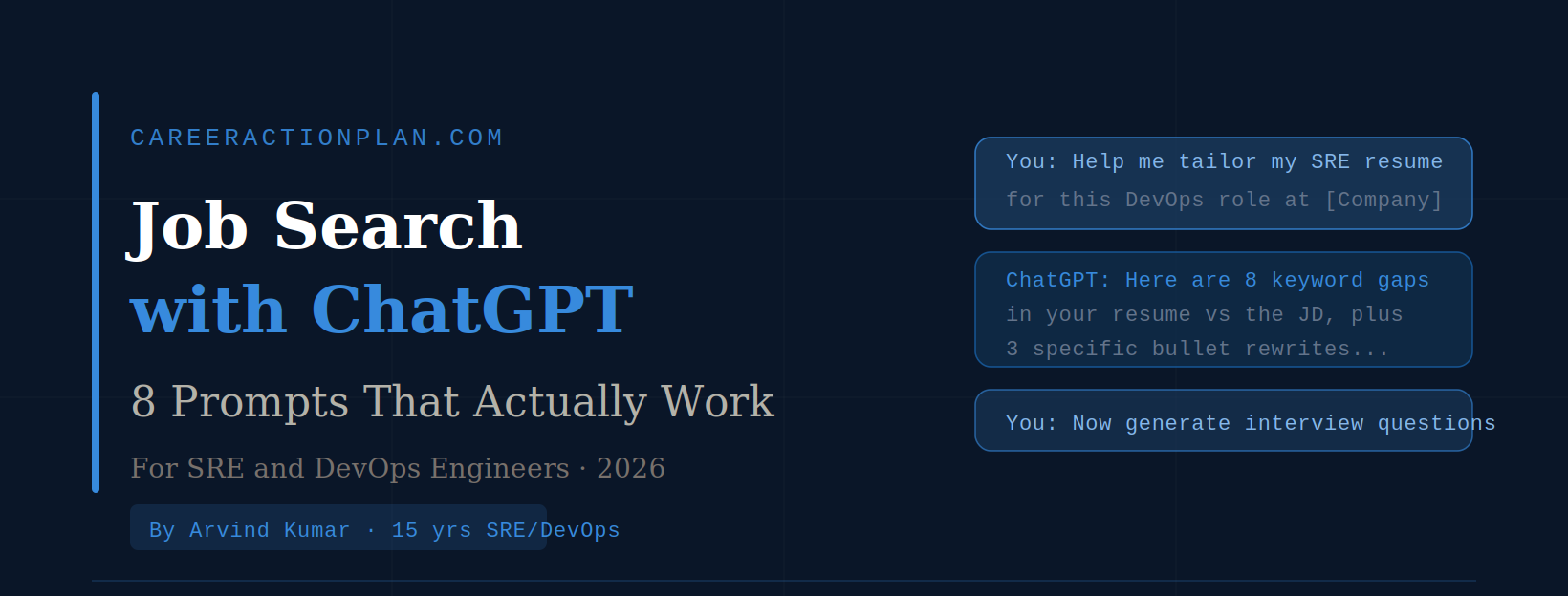 job search with ChatGPT — exact prompts and strategies for engineers in 2026