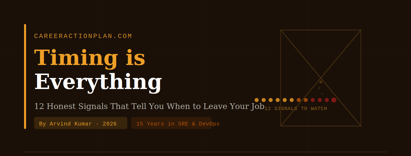 timing is everything in your career — when to leave your job as an engineer