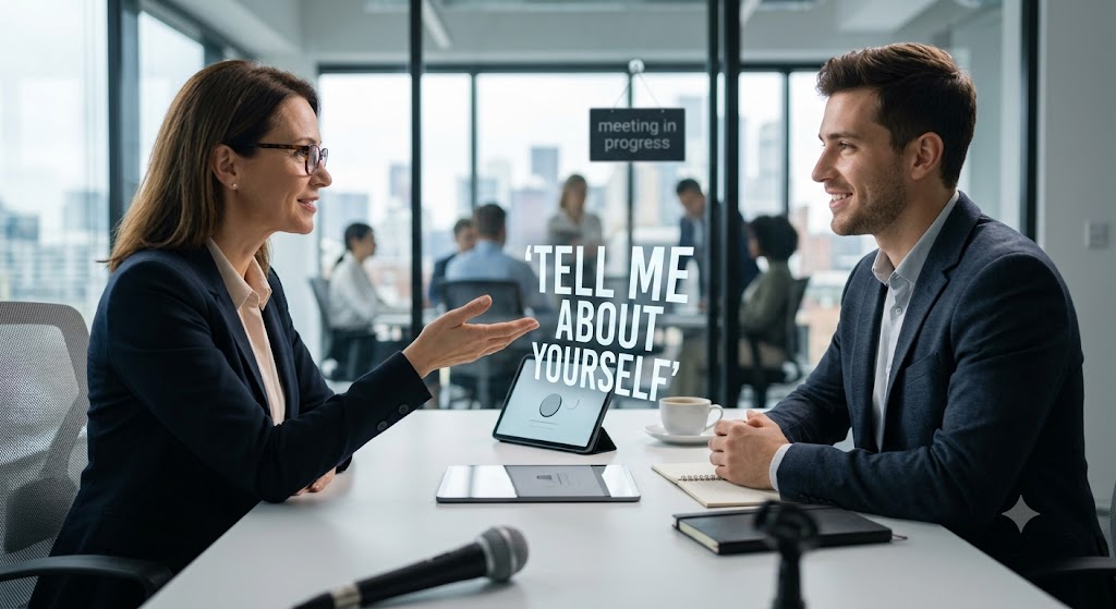 tell me about yourself tech interview — 4-part structure for 2026